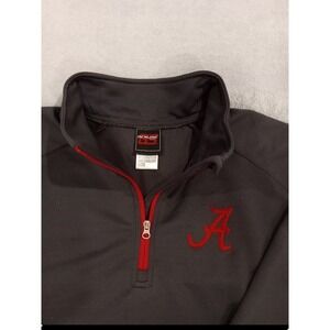 Mens Genuine Stuff Alabama Crimson Tide 1/4 Zip Pullover Sweater Large